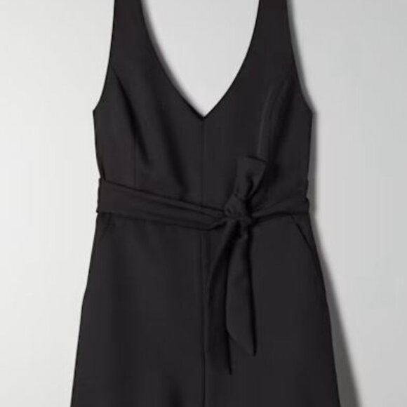 Aritzia Black Ecoulement romper size 4 - Picture 5 of 5
